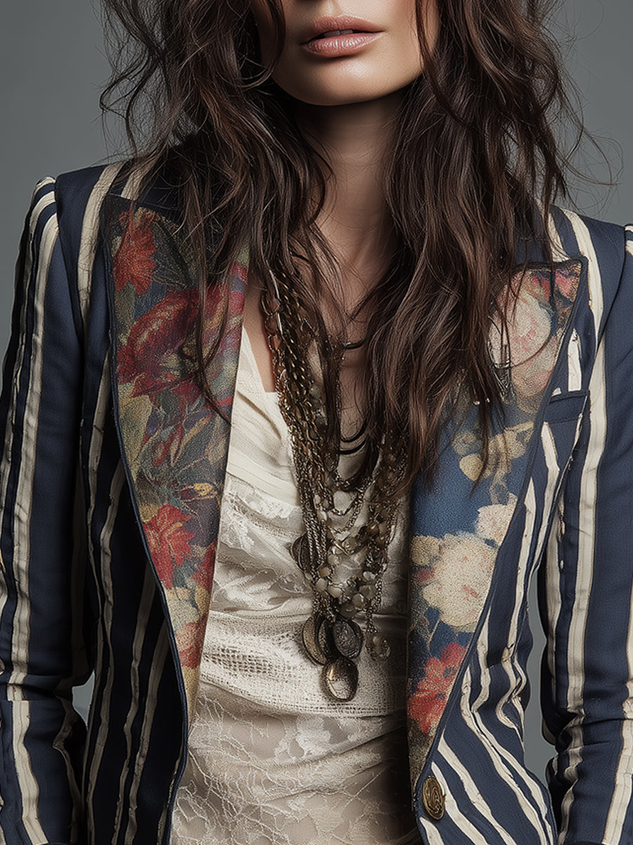 Eden™ Bohemian Striped Blazer