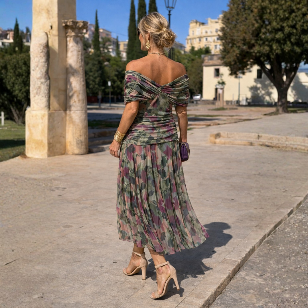 Valentina | Off Shoulder Maxi Dress