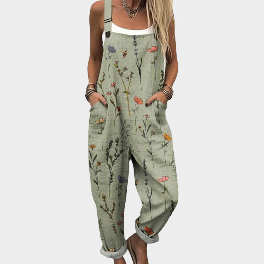 Millie™ | Garden Print Overalls