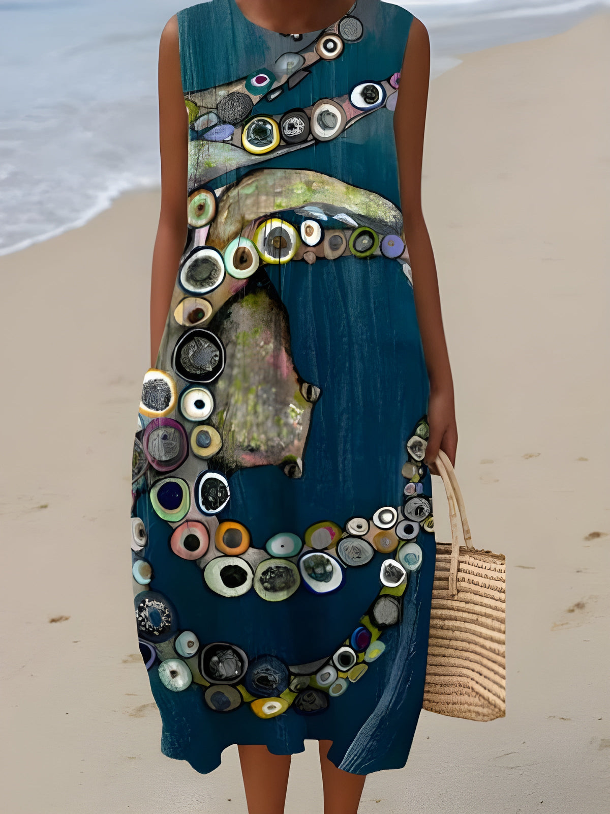 Zoe™ Nautical Midi Dress
