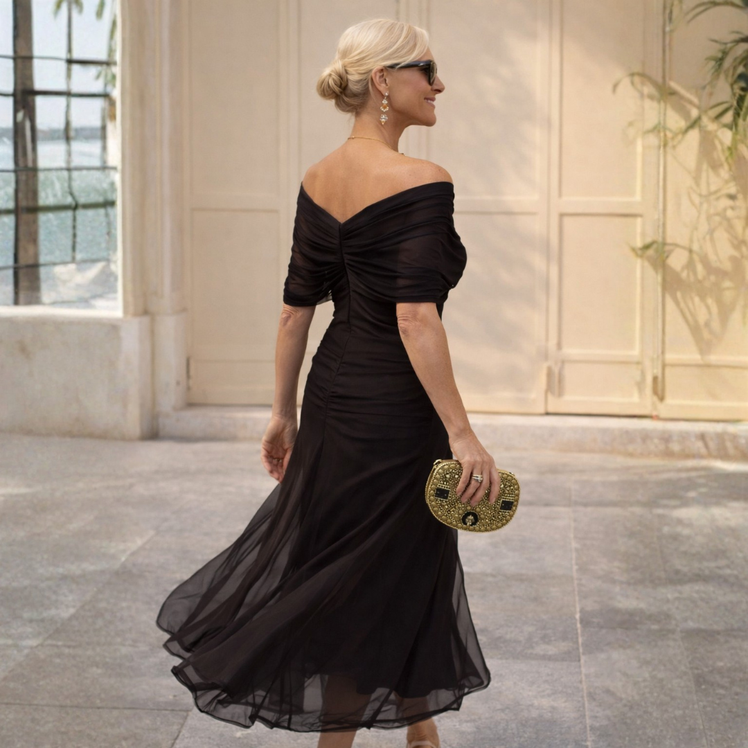 Valentina | Off Shoulder Maxi Dress