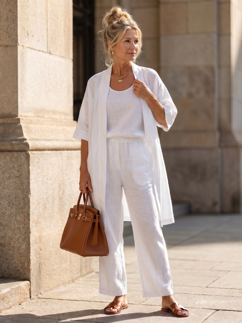 Willa | Three Piece Relaxed Top Pant Set