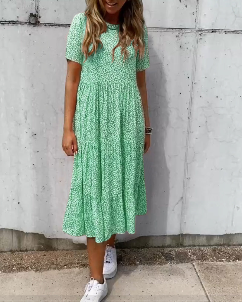 Sofie™ Casual Floral Print Dress