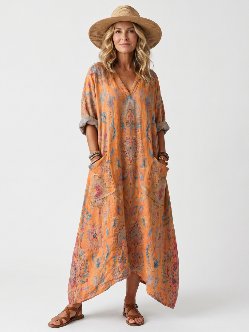 Remi | Printed Midi Dress