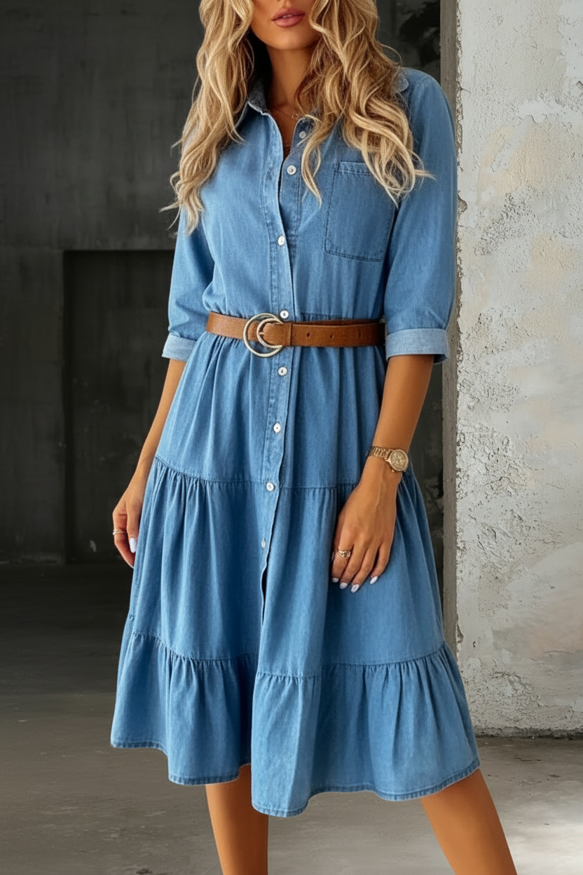 Katie | Casual Elegant Denim Dress