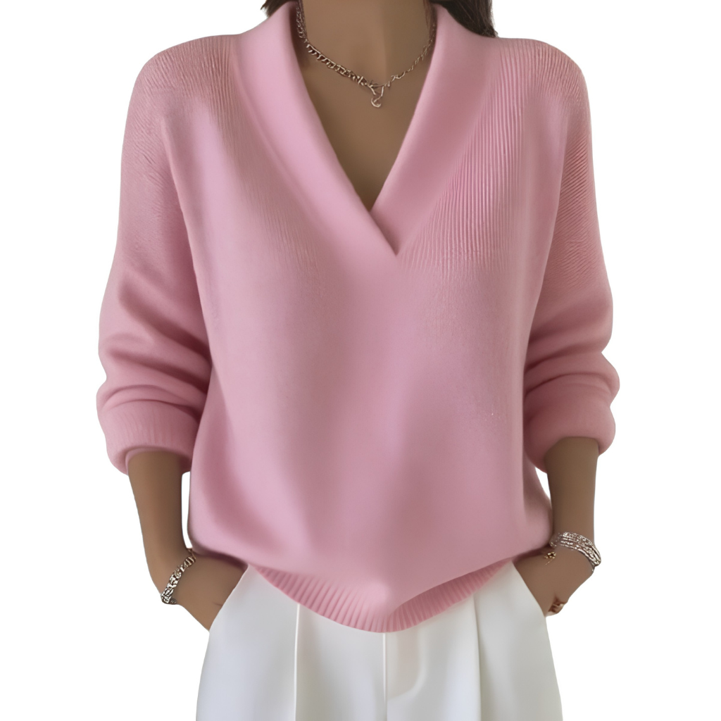 Maggie™ Effortless V-Neck Jumper
