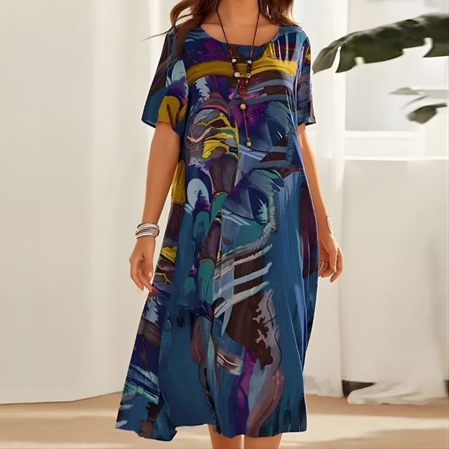 Heather™ Comfortable Floral Dress