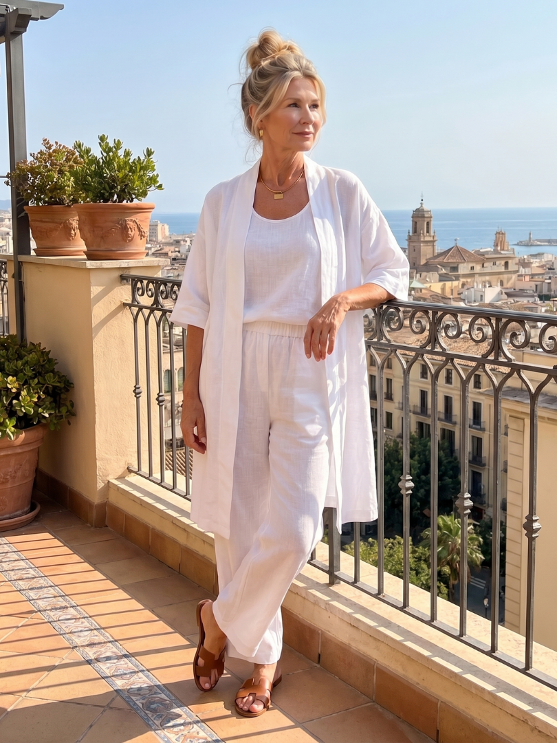 Willa | Three Piece Relaxed Top Pant Set