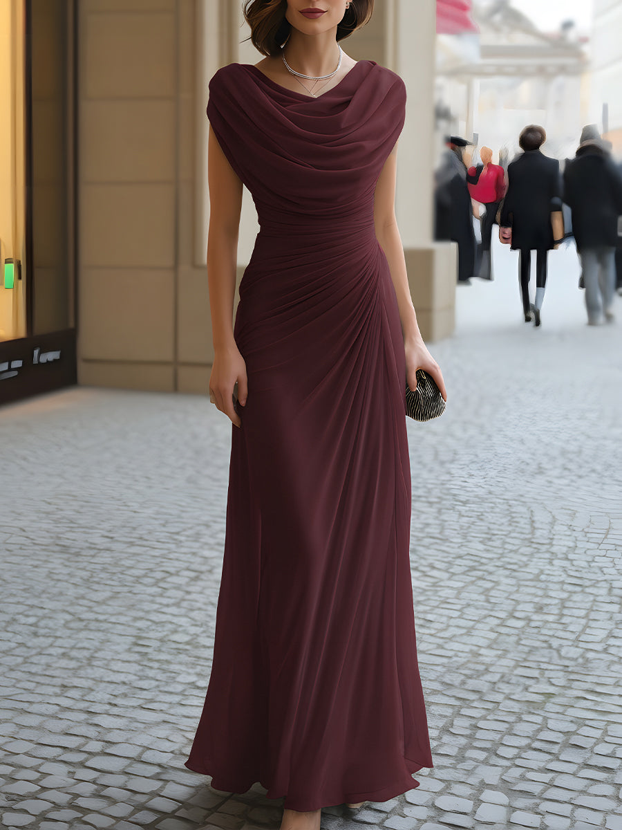 Madisson™ Elegant Draped Maxi Dress