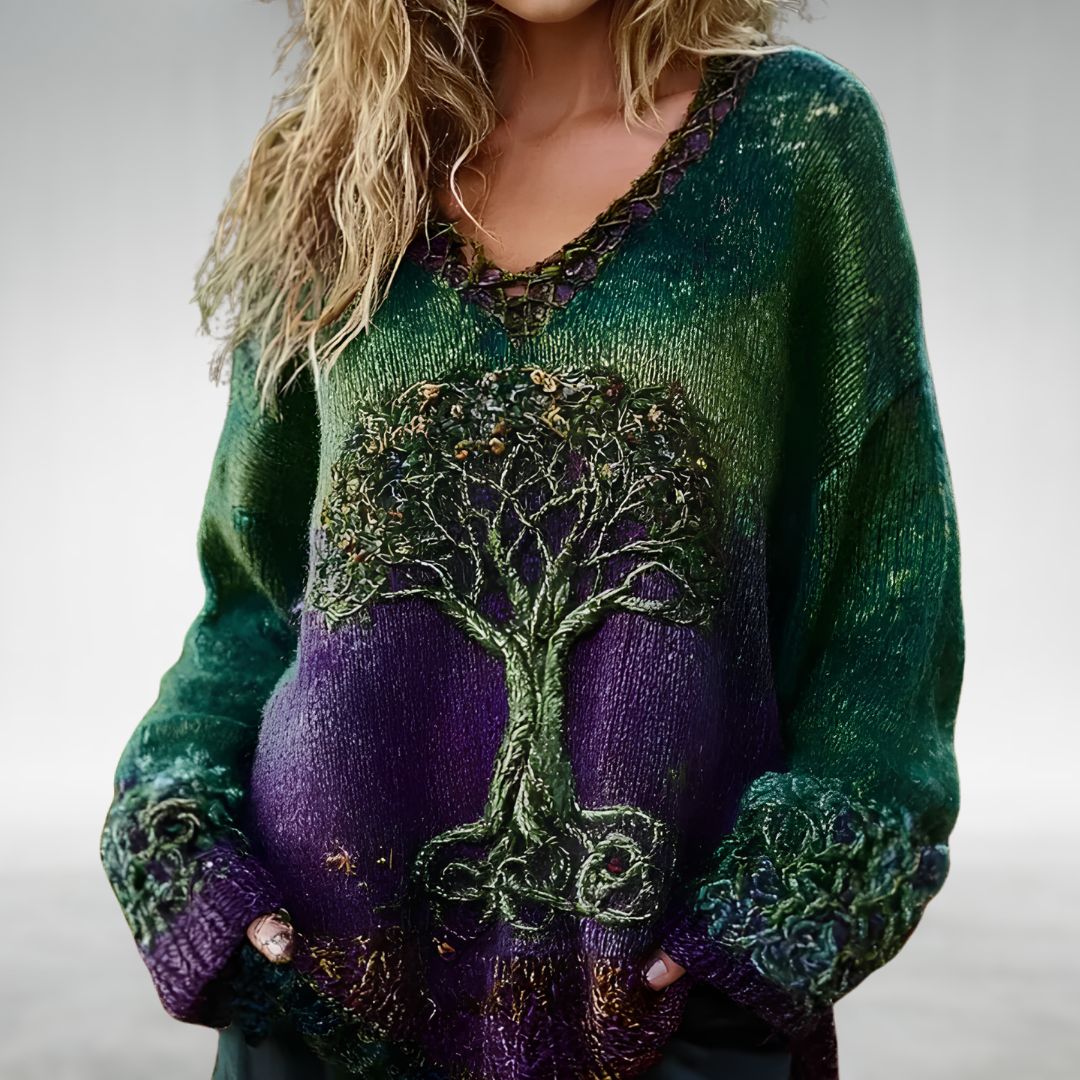 Della™ Boho Knit Jumper