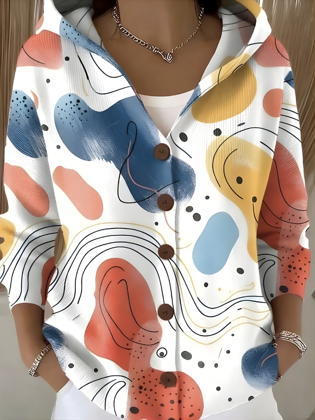 Gillian™ Artistic Warm Long Cardigan