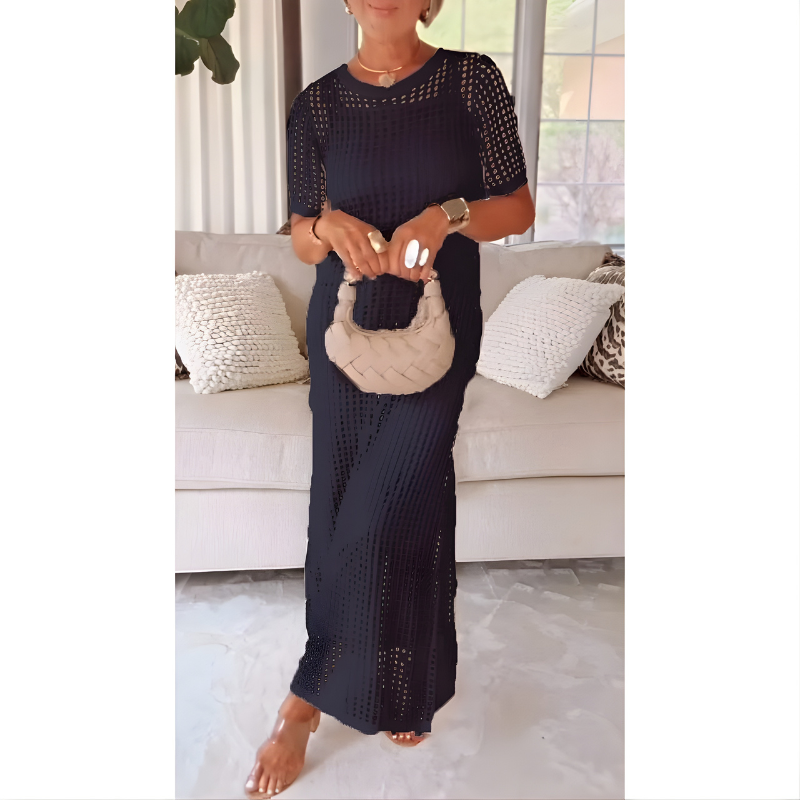 Ariella™ Elegant Cut-Out Maxi Dress