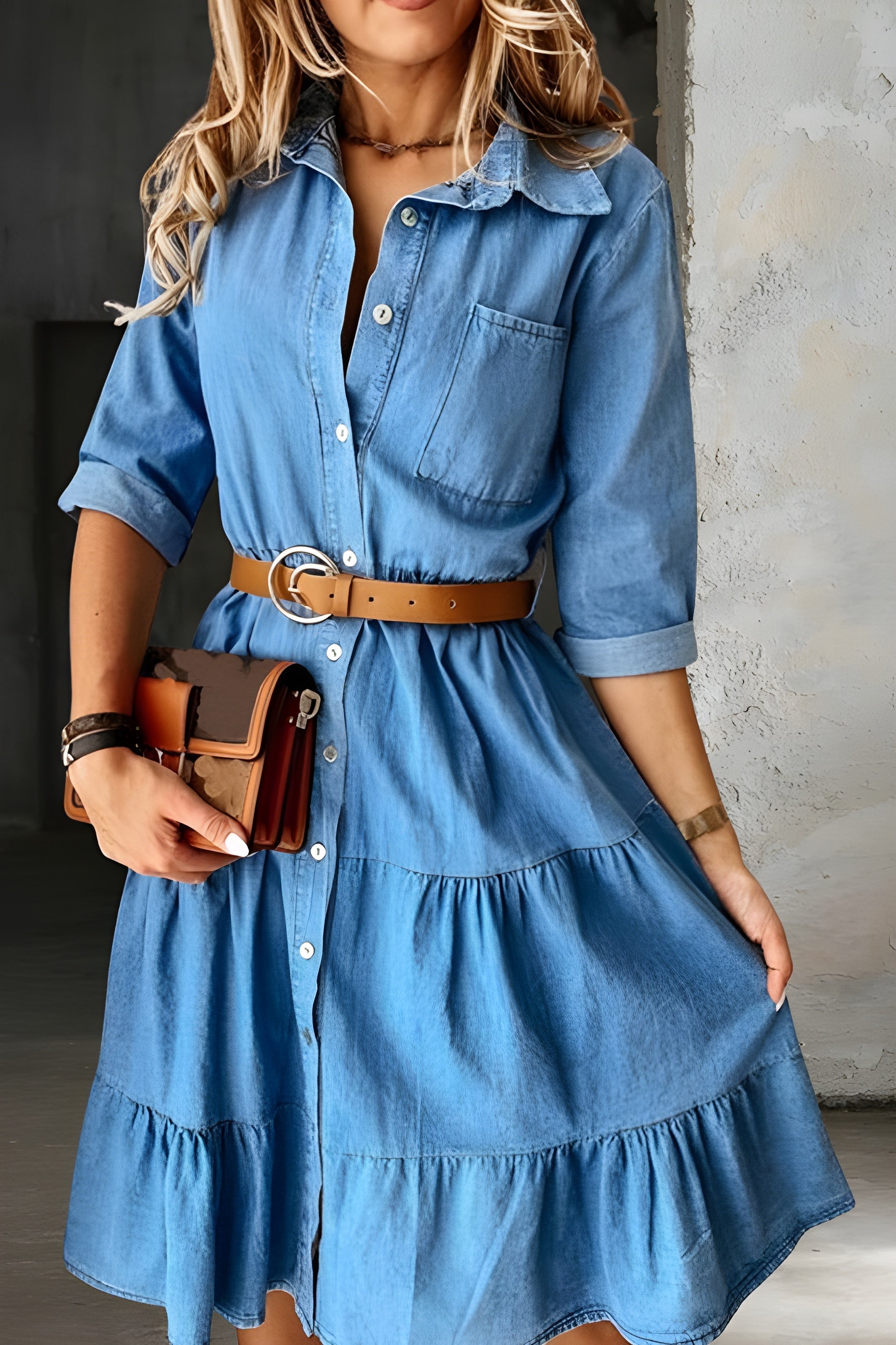 Katie | Casual Elegant Denim Dress