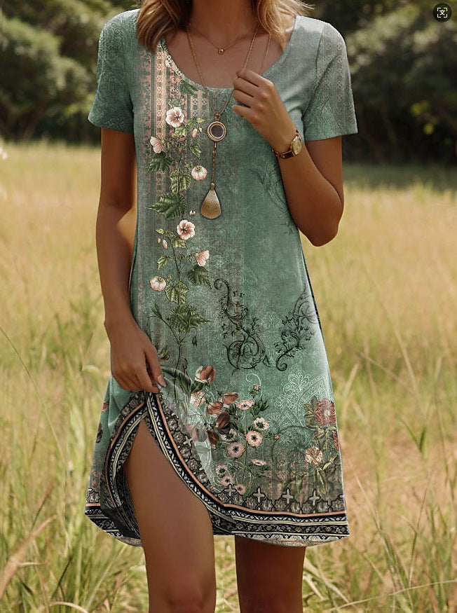 Reese™ Trendy Ethnic Printed Summer Dress