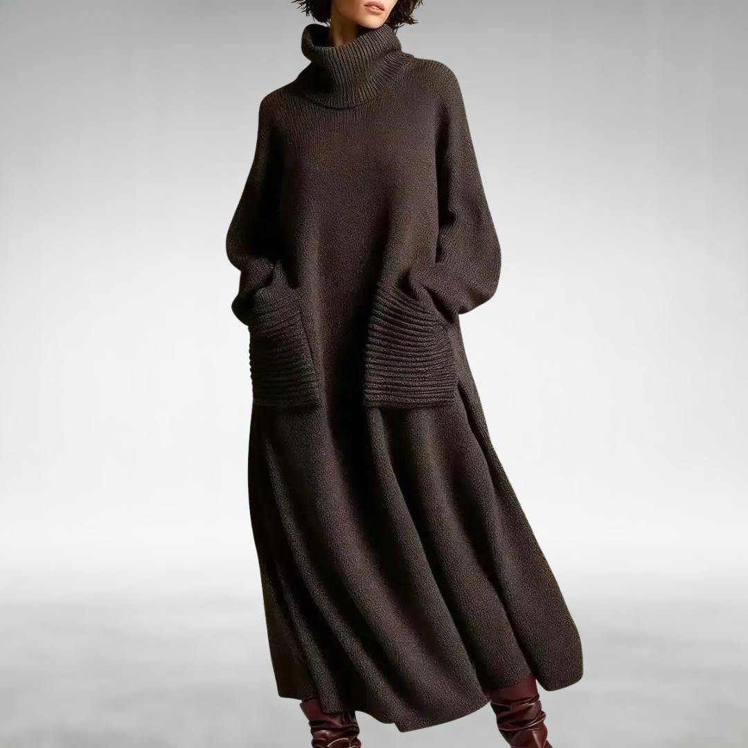 Maryam™ Cozy Turtleneck Dress