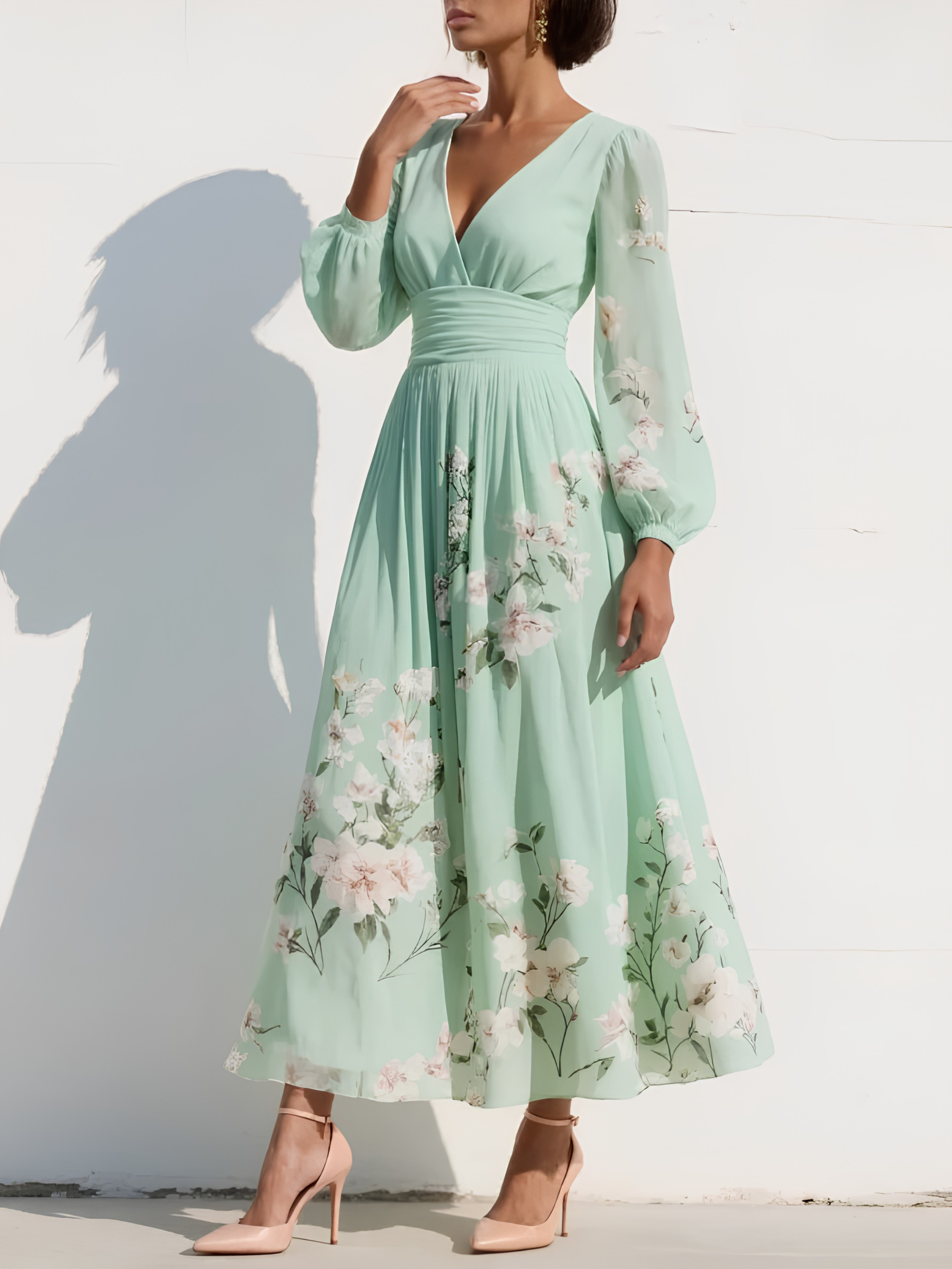 Willow™ Flowing Floral Midi Dress