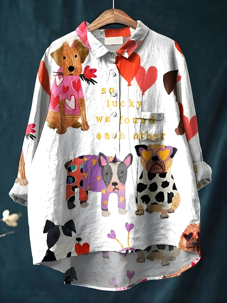Tresha™ - Playful Print Blouse