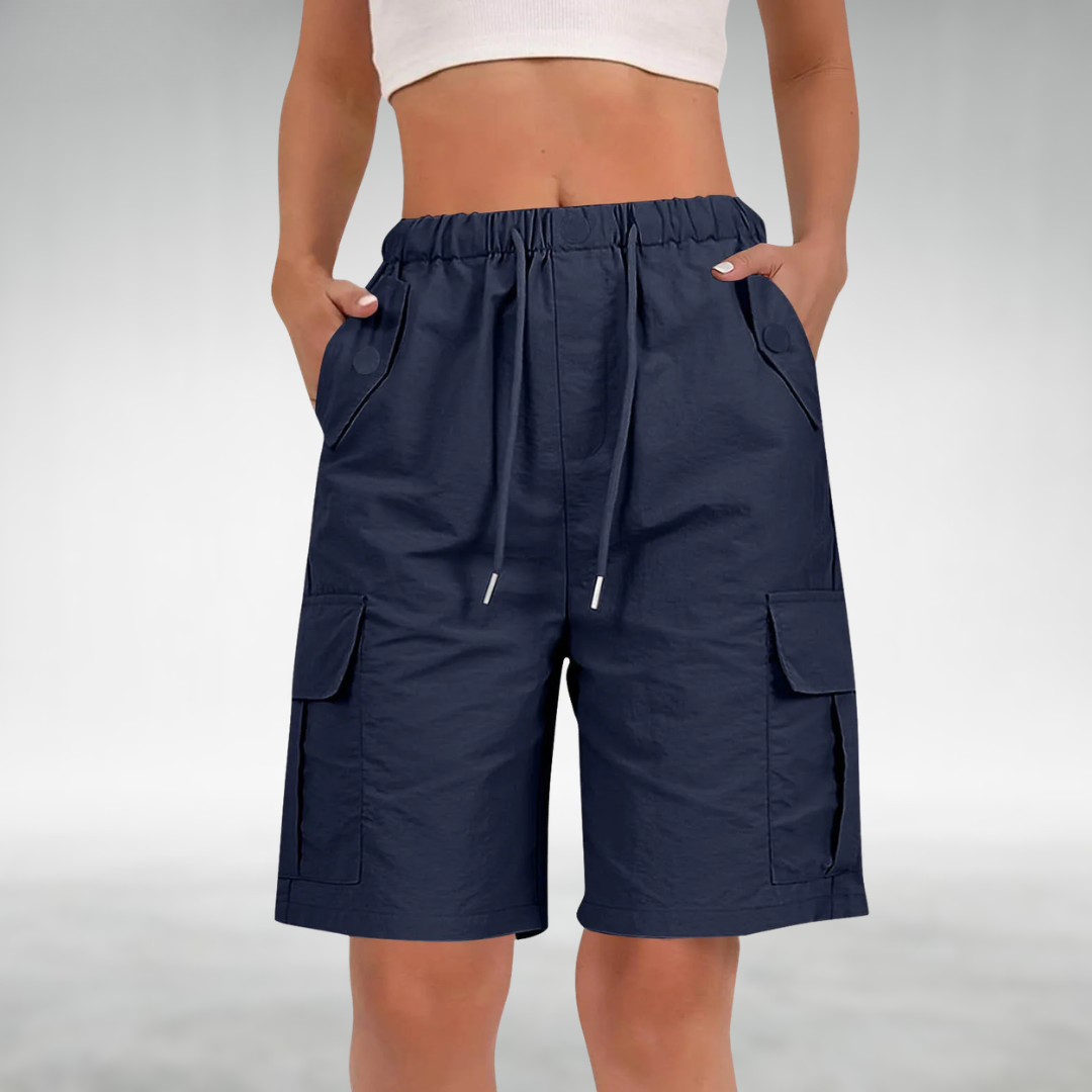 Leanna™ Comfort Stretch Cargo Shorts