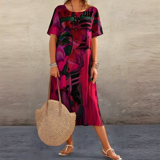 Heather™ Comfortable Floral Dress