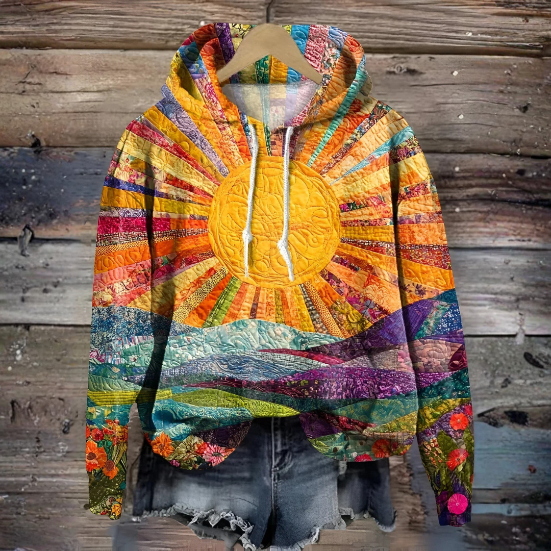 Olivia™ - Colorful Sunrise Hoodie