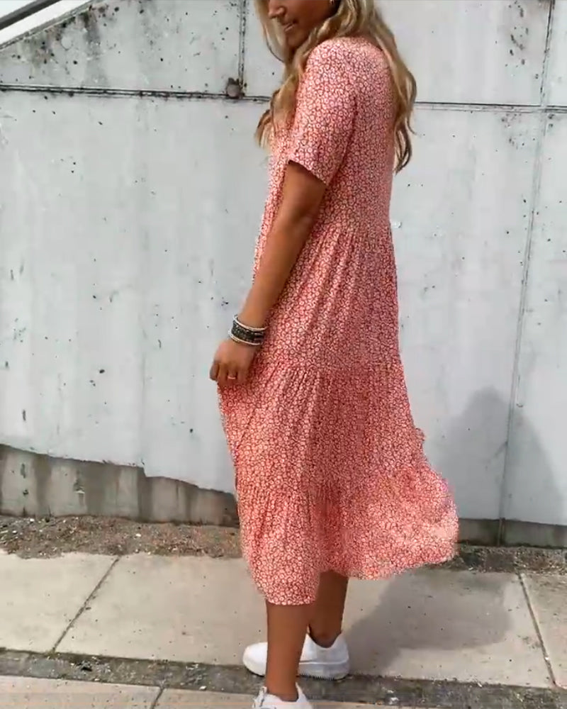 Sofie™ Casual Floral Print Dress