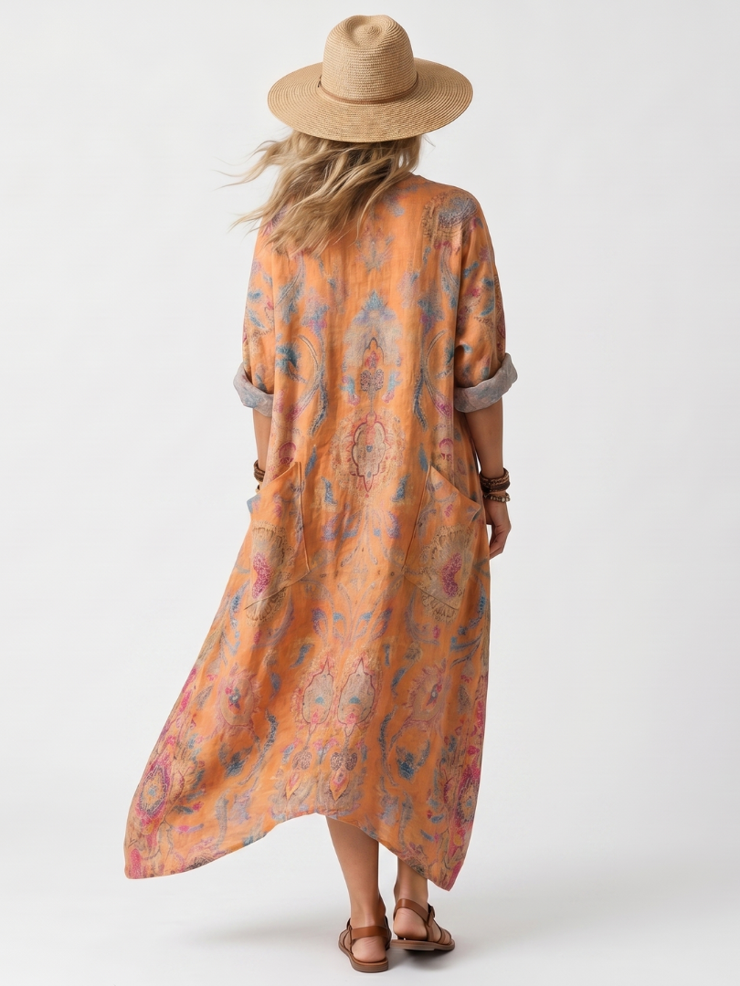 Remi | Printed Midi Dress