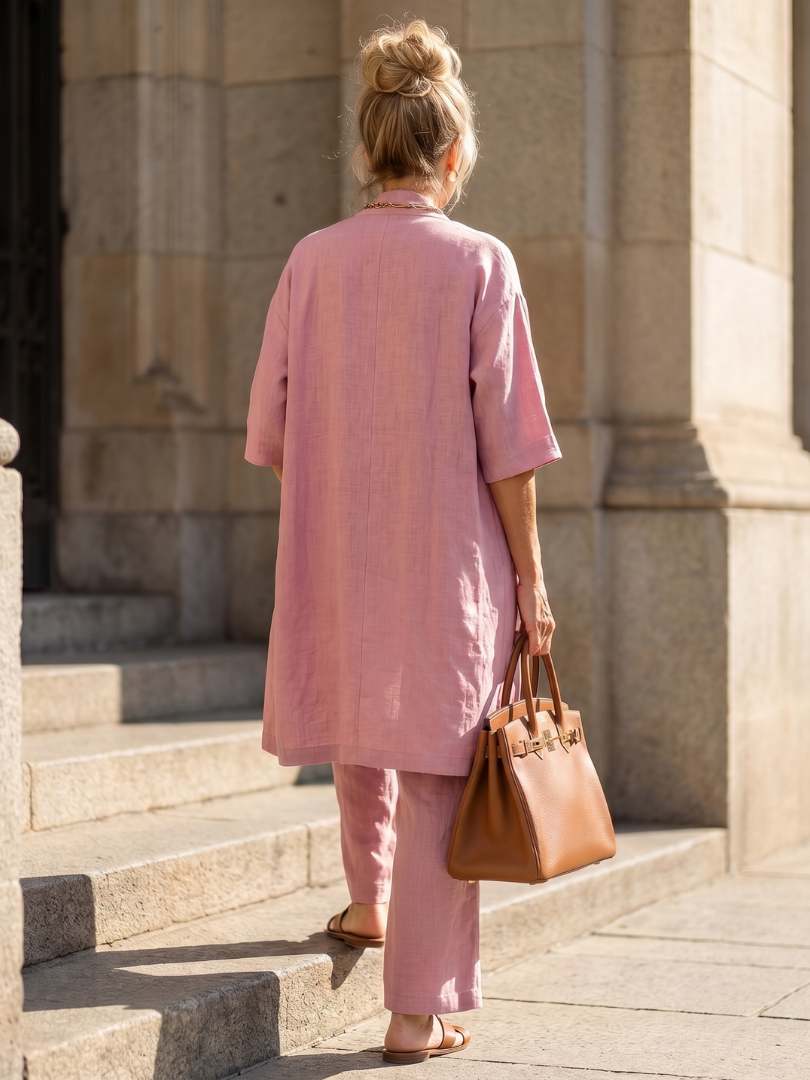 Willa | Three Piece Relaxed Top Pant Set