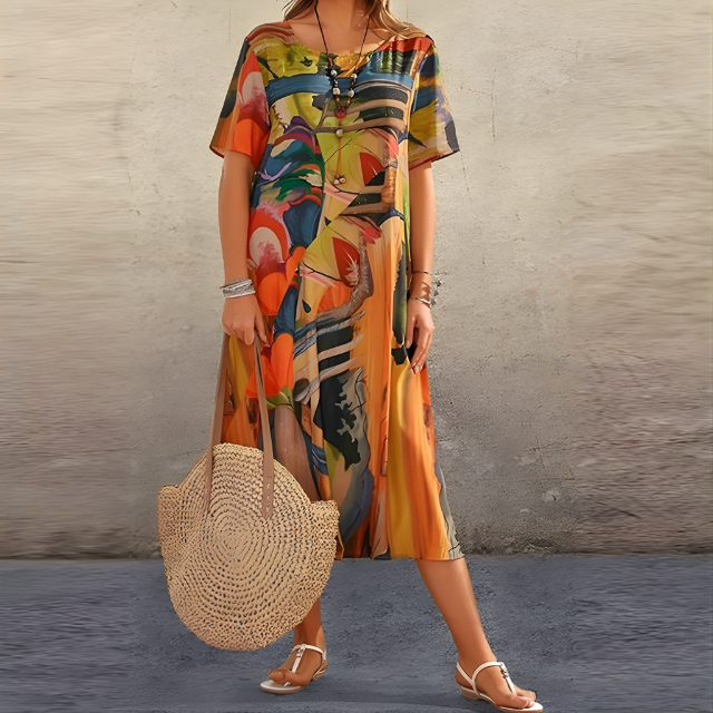 Heather™ Comfortable Floral Dress