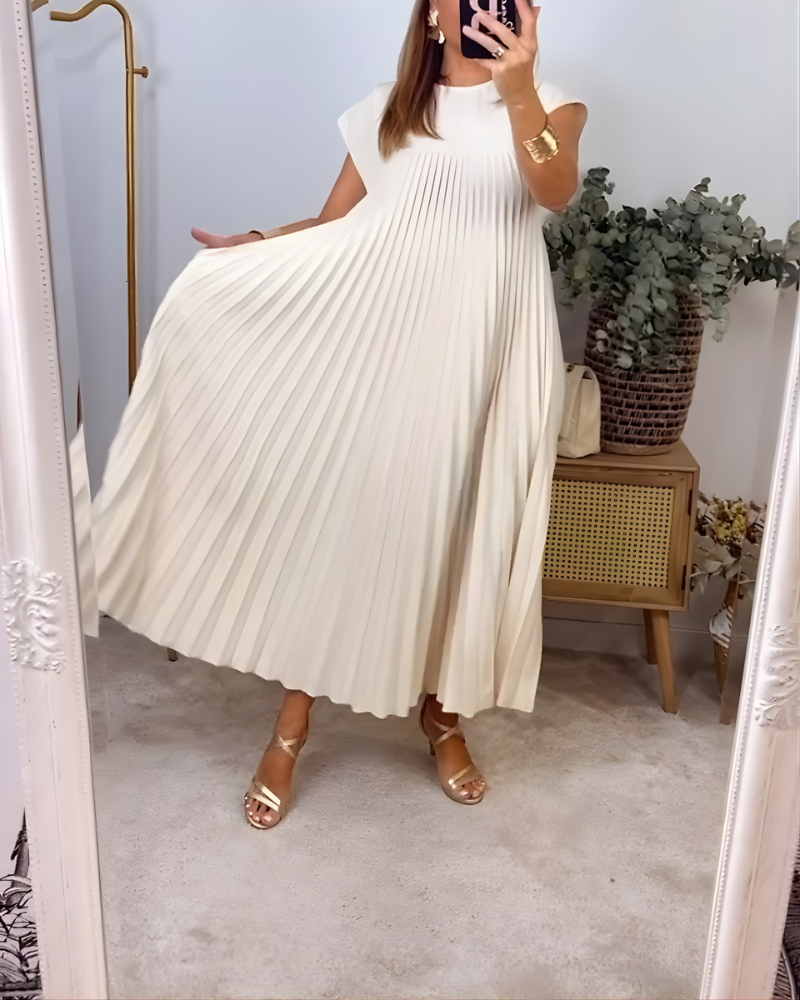 Callista™ Elegant Pleated Dress