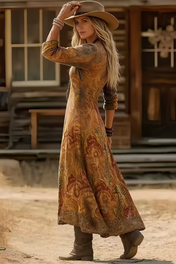 Valeria™ Bohemian Floral Maxi Dress