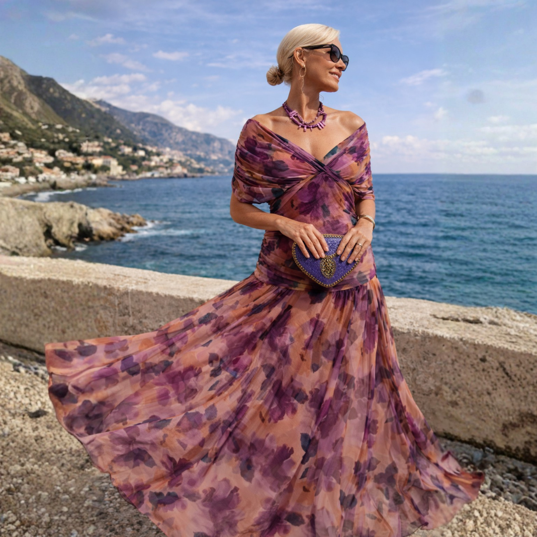 Valentina | Off Shoulder Maxi Dress