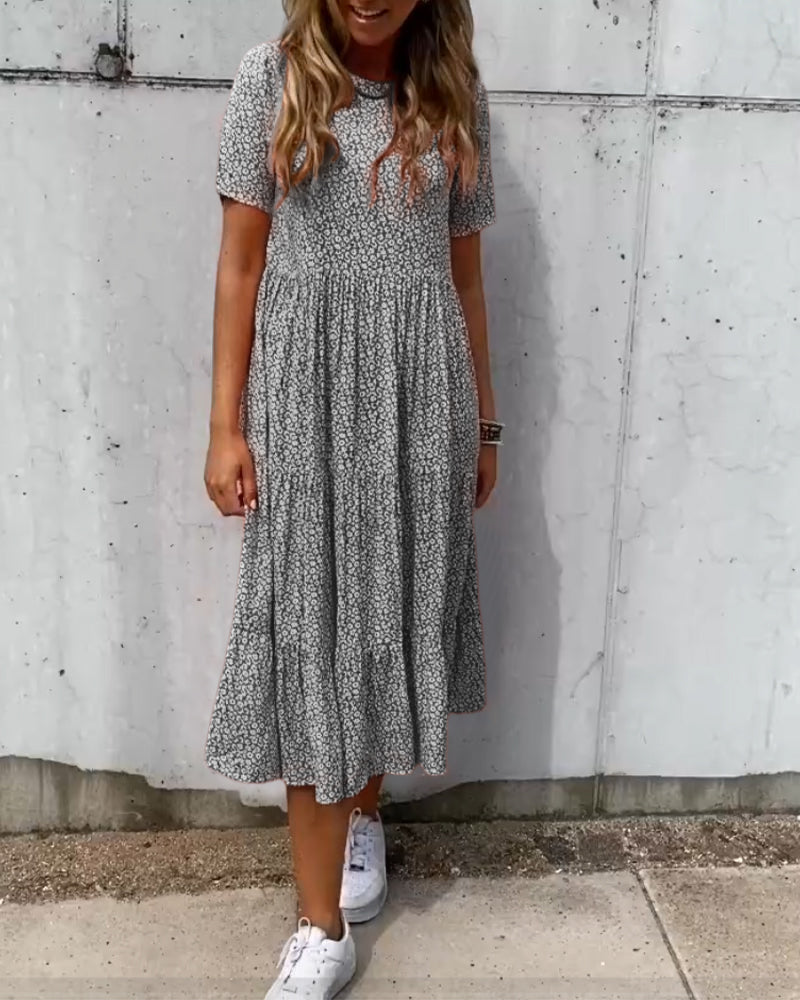 Sofie™ Casual Floral Print Dress