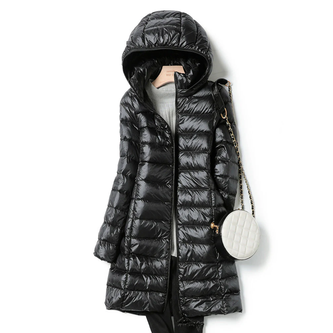 Katie - Long Ultralight Puff Down Jacket