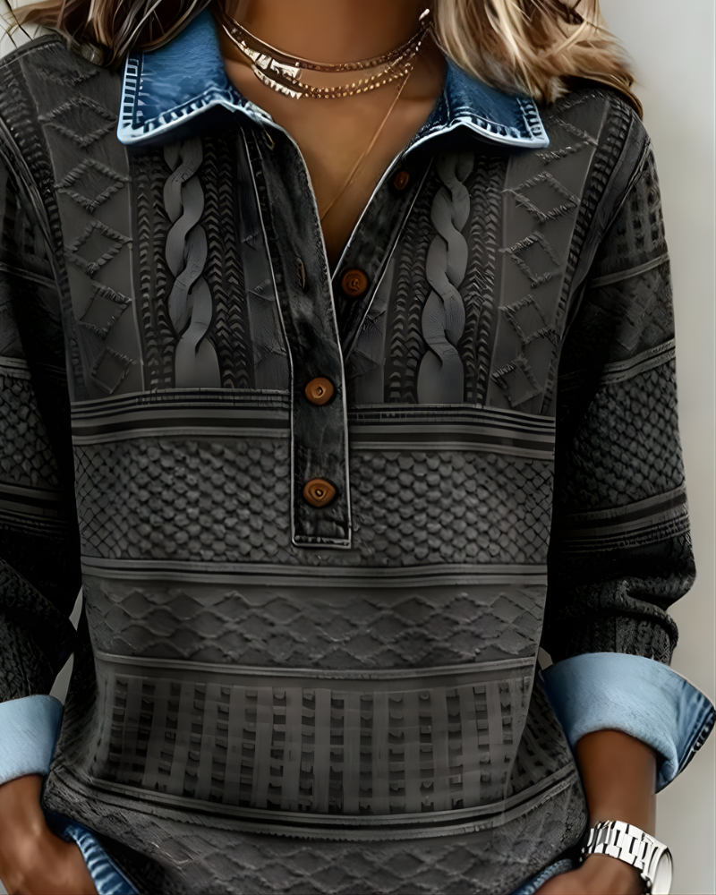 Rowan™ Half-Button Collared Sweatshirt