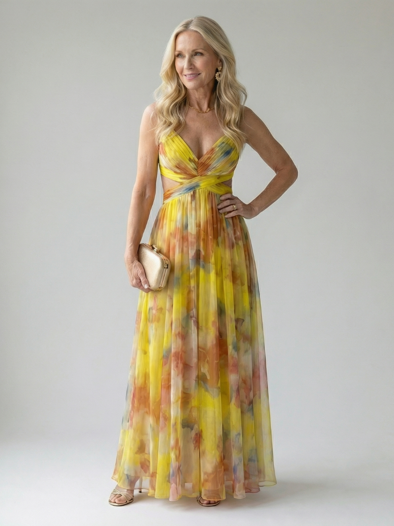 Linda | Soft Wrap Maxi Dress