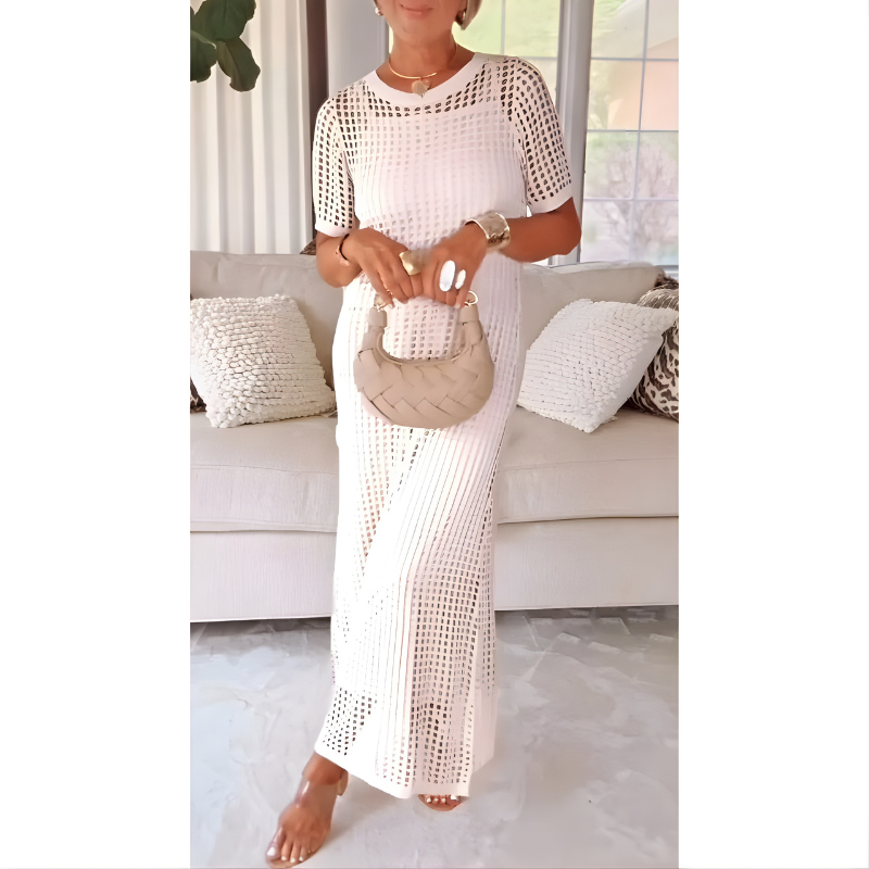 Ariella™ Elegant Cut-Out Maxi Dress