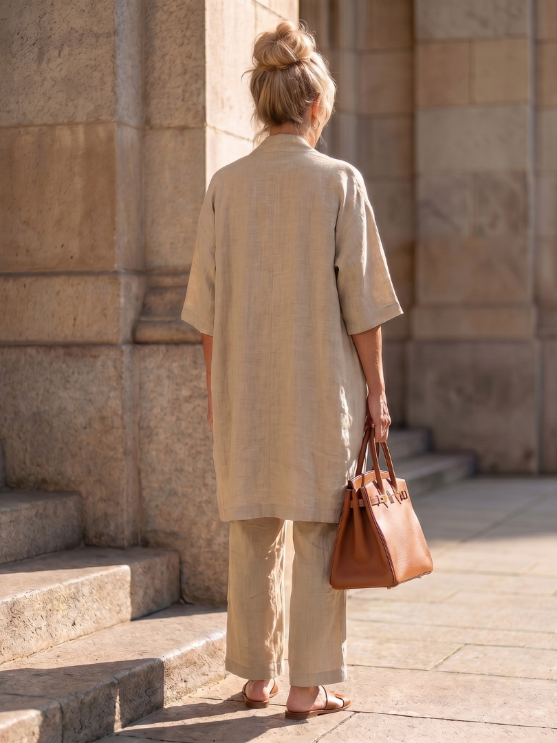 Willa | Three Piece Relaxed Top Pant Set