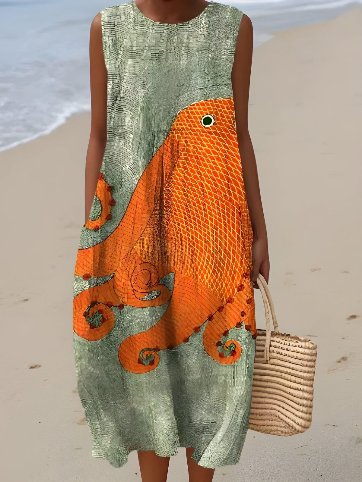 Tess™ Oceanic Midi Dress