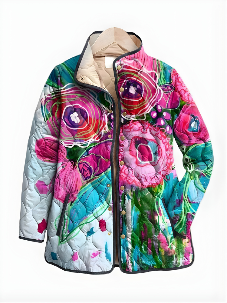CALLIOPE™ | Elegant Floral Pattern Jacket