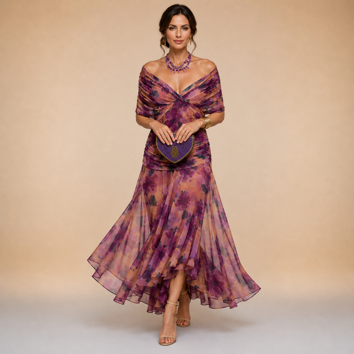 Valentina | Off Shoulder Maxi Dress