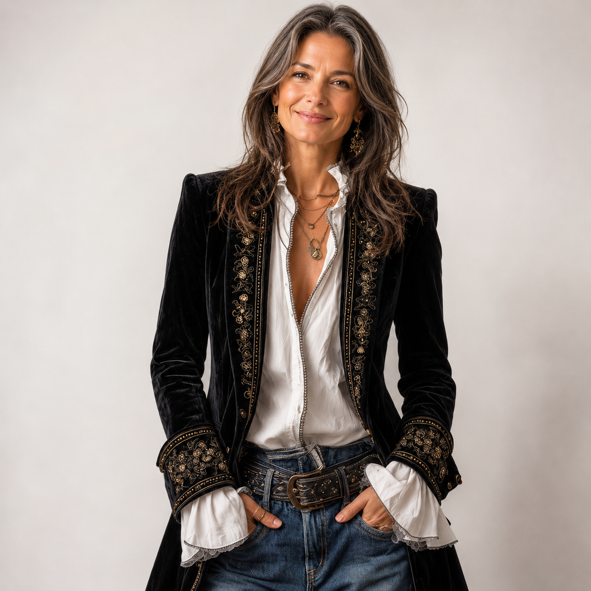 Erica | Long Vintage Jacket