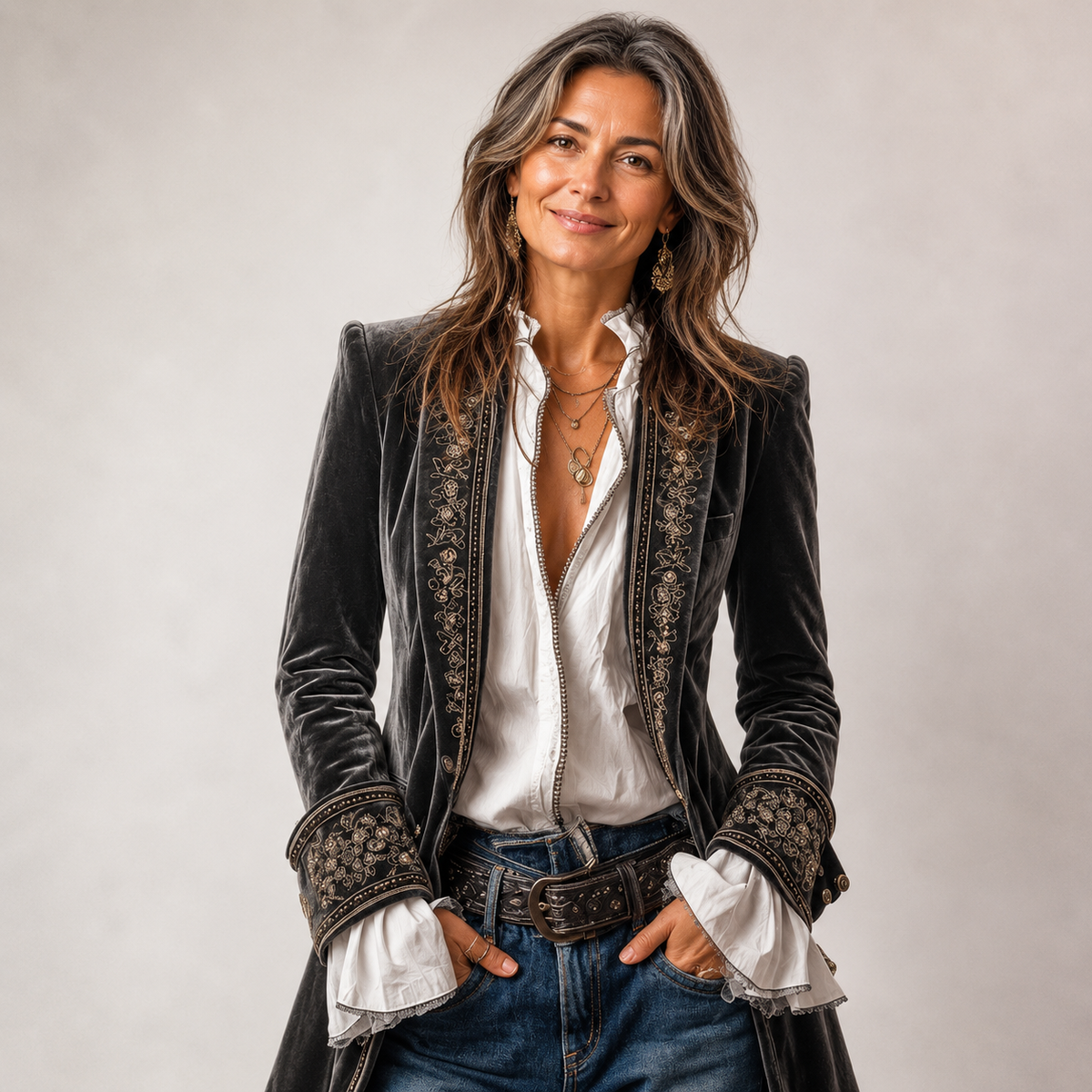 Erica | Long Vintage Jacket