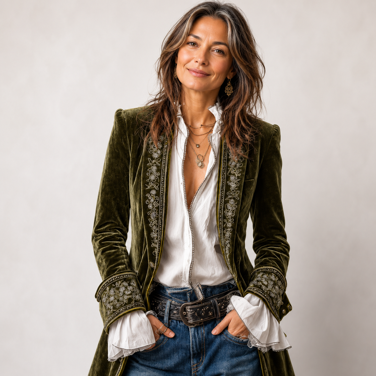 Erica | Long Vintage Jacket
