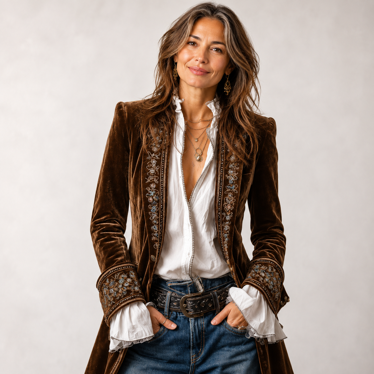 Erica | Long Vintage Jacket