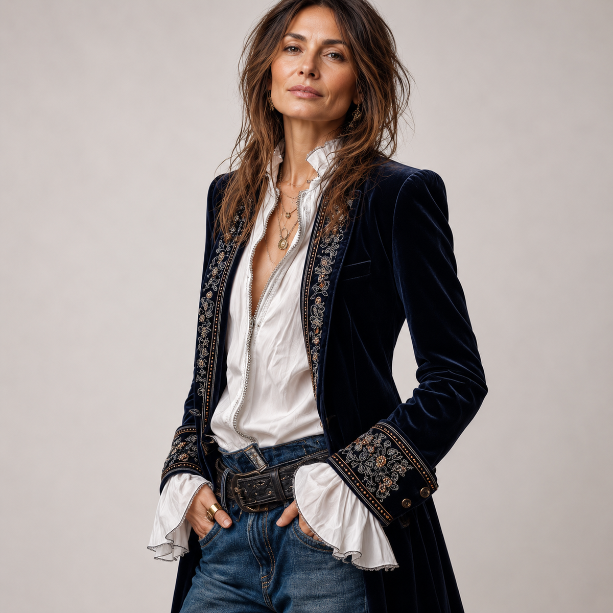 Erica | Long Vintage Jacket