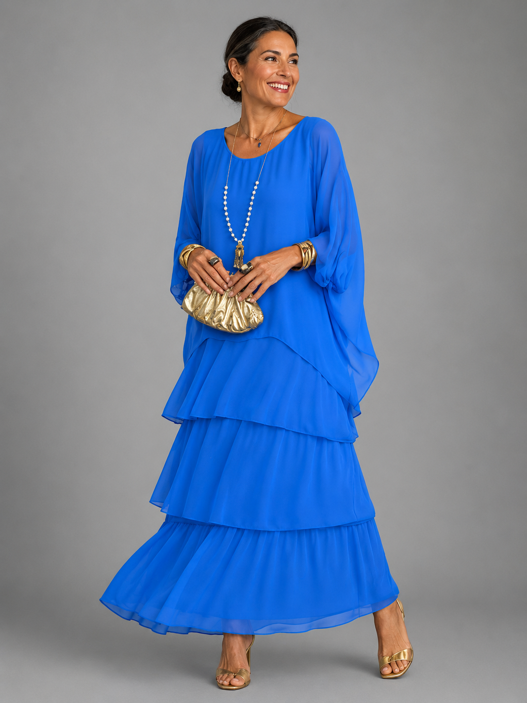 Vanessa™ Elegant Flowing Maxi Dress