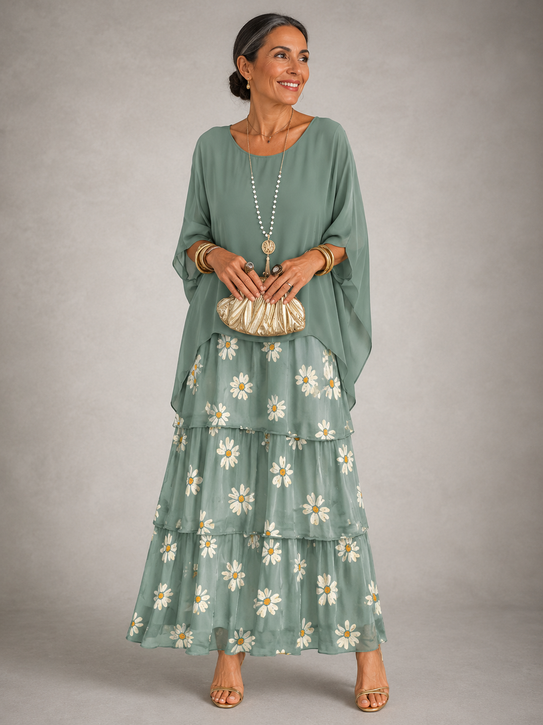 Vanessa™ Elegant Flowing Maxi Dress