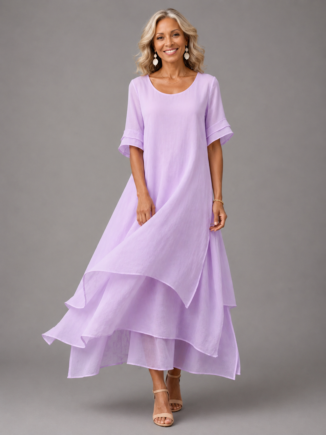 Olive™ Flowing Grace Maxi Dress