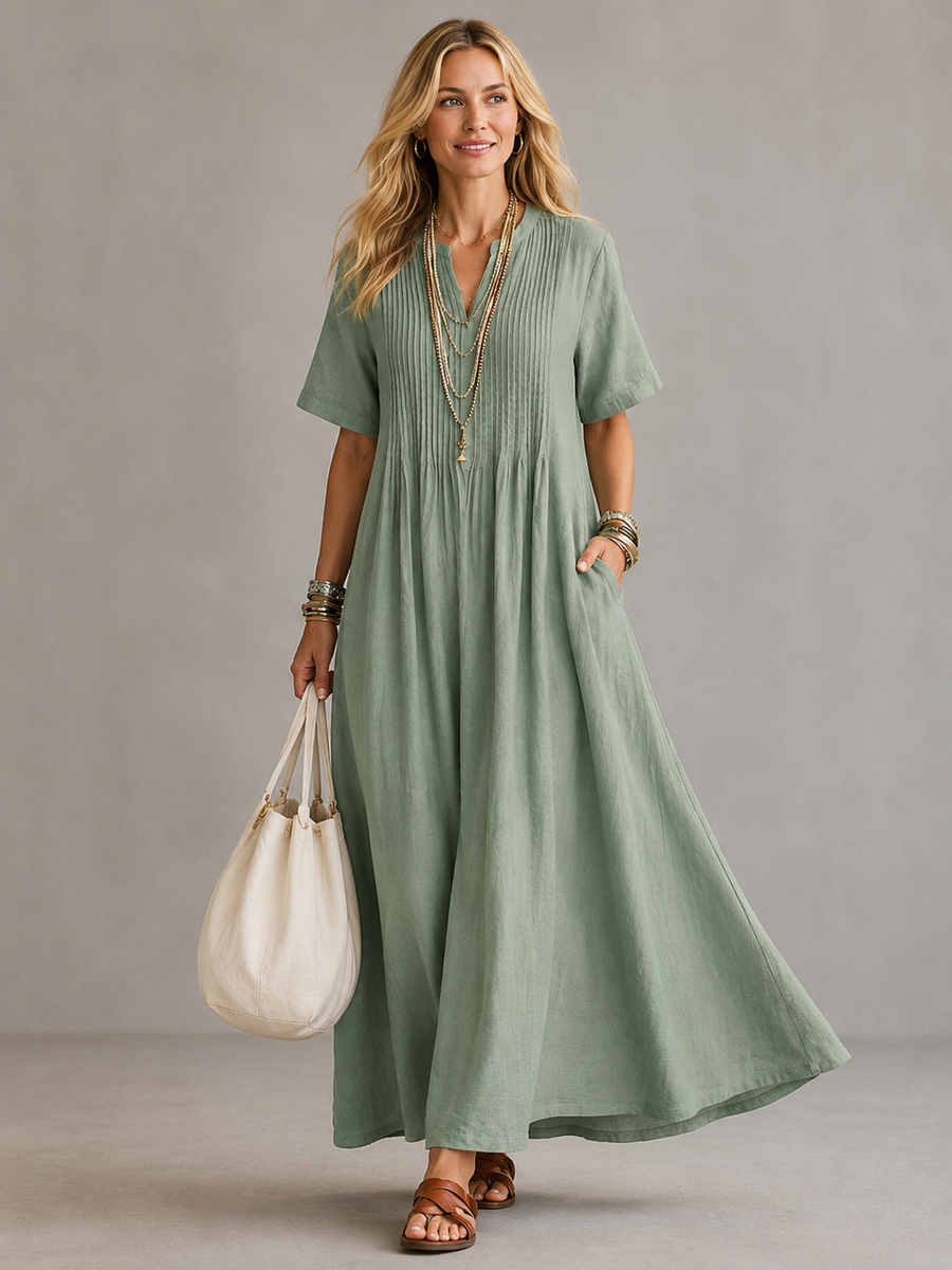 Nathalia | Pleated Dress