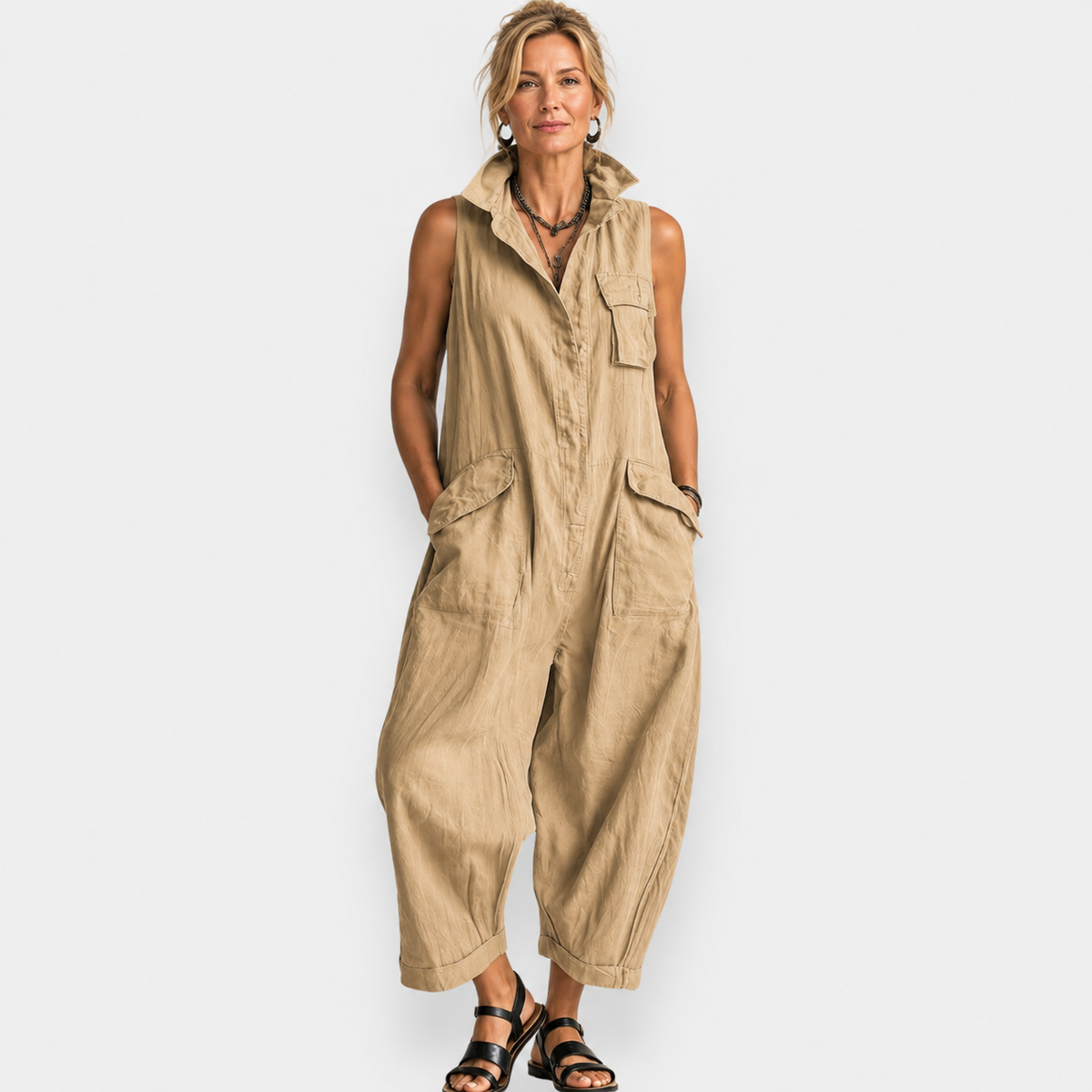 Maelis | Sleeveless Elegant Jumpsuit